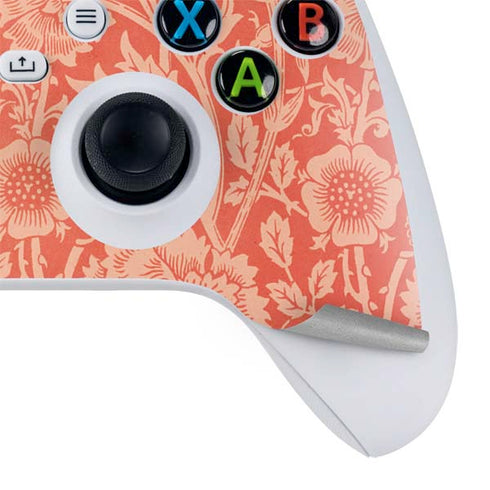 William Morris Pink & Rose Xbox Series S Controller Skin